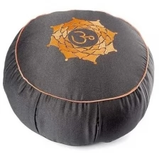 Подушка для медитации "Ом" 30х15 см черный