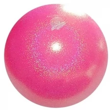 Pastorelli Мяч гимнастический PASTORELLI New Generation GLITTER, 18 см, FIG, цвет розовый флуоресцентный HV